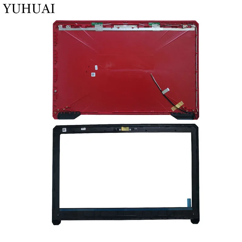A and B shell Чехол для ноутбука ASUS FX80 FX504 lcd верхняя задняя крышка/lcd передняя рамка/петли - Цвет: A and B shell