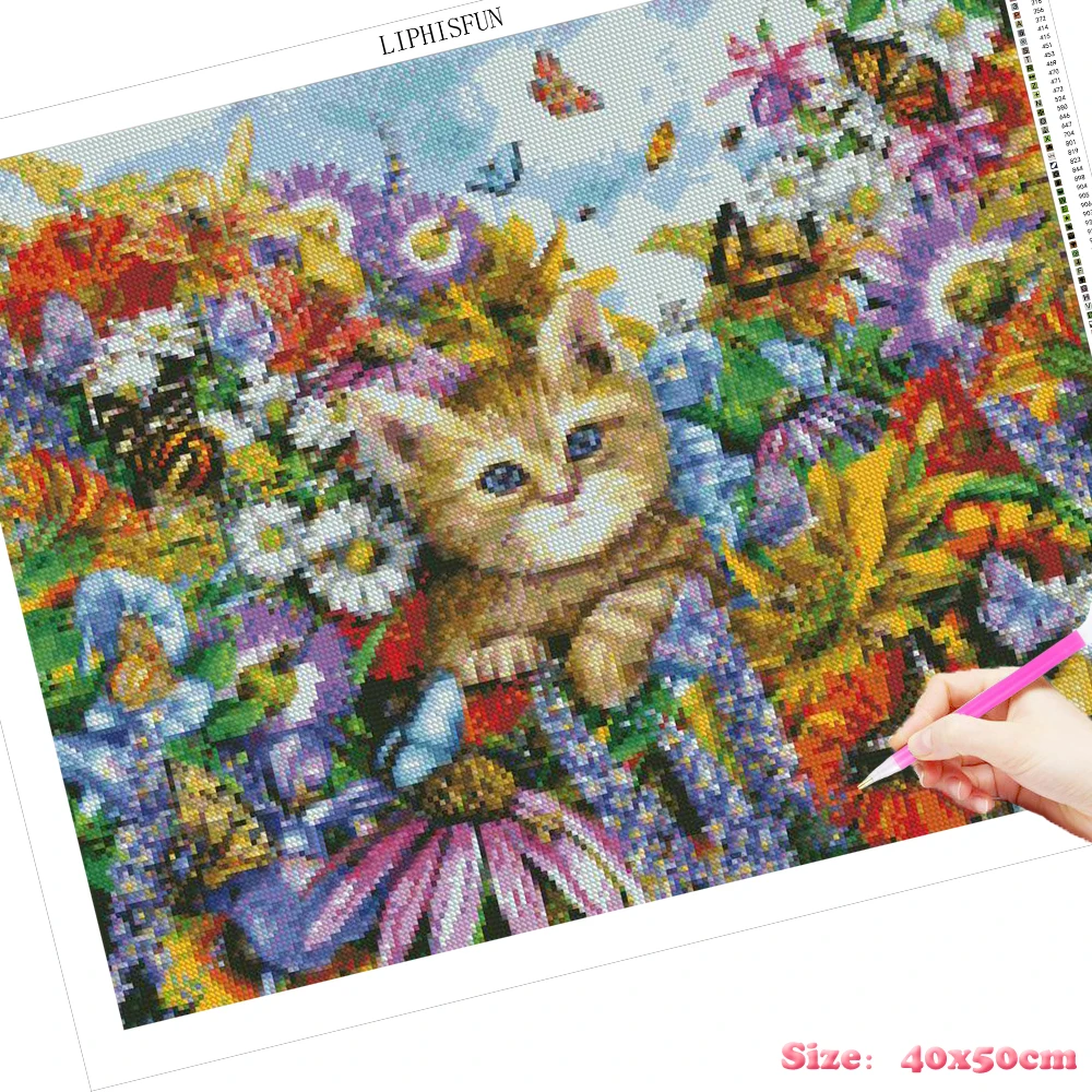 Алмазная 5D картина сделай сам полноразмерная с круглым пейзажем вышивка