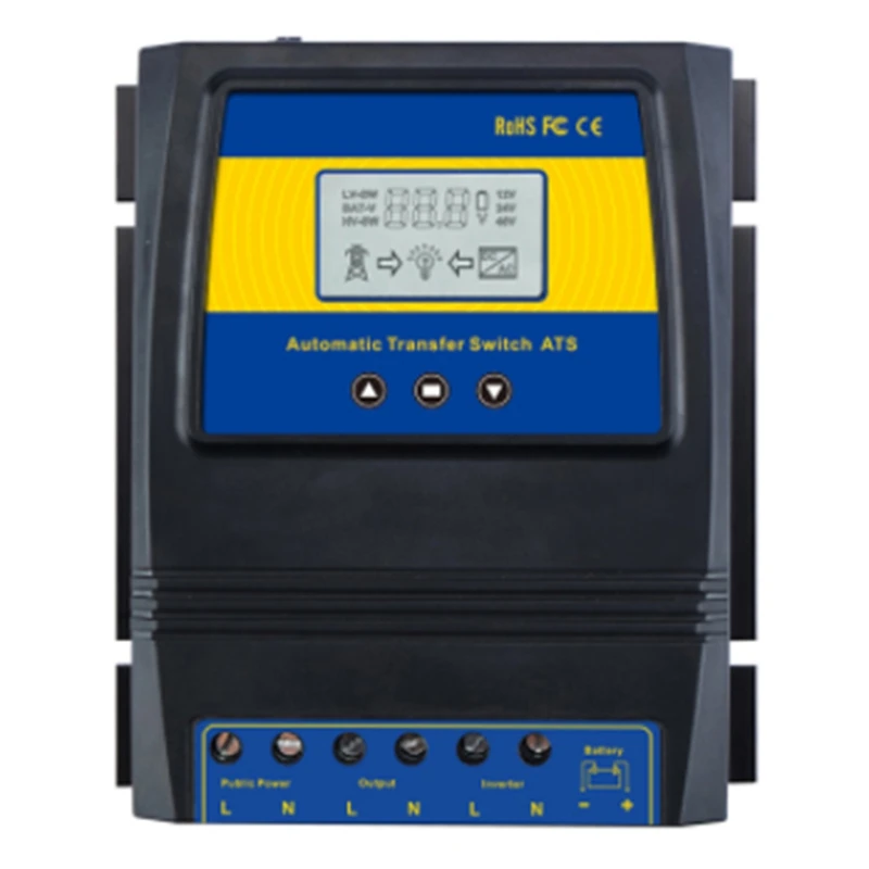 Автоматический двойной переключатель мощности 11 кВт Контроллер заряда