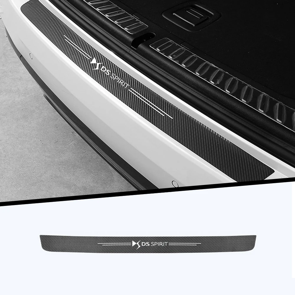 

1PC car sticker carbon fiber texture cloth trunk protection