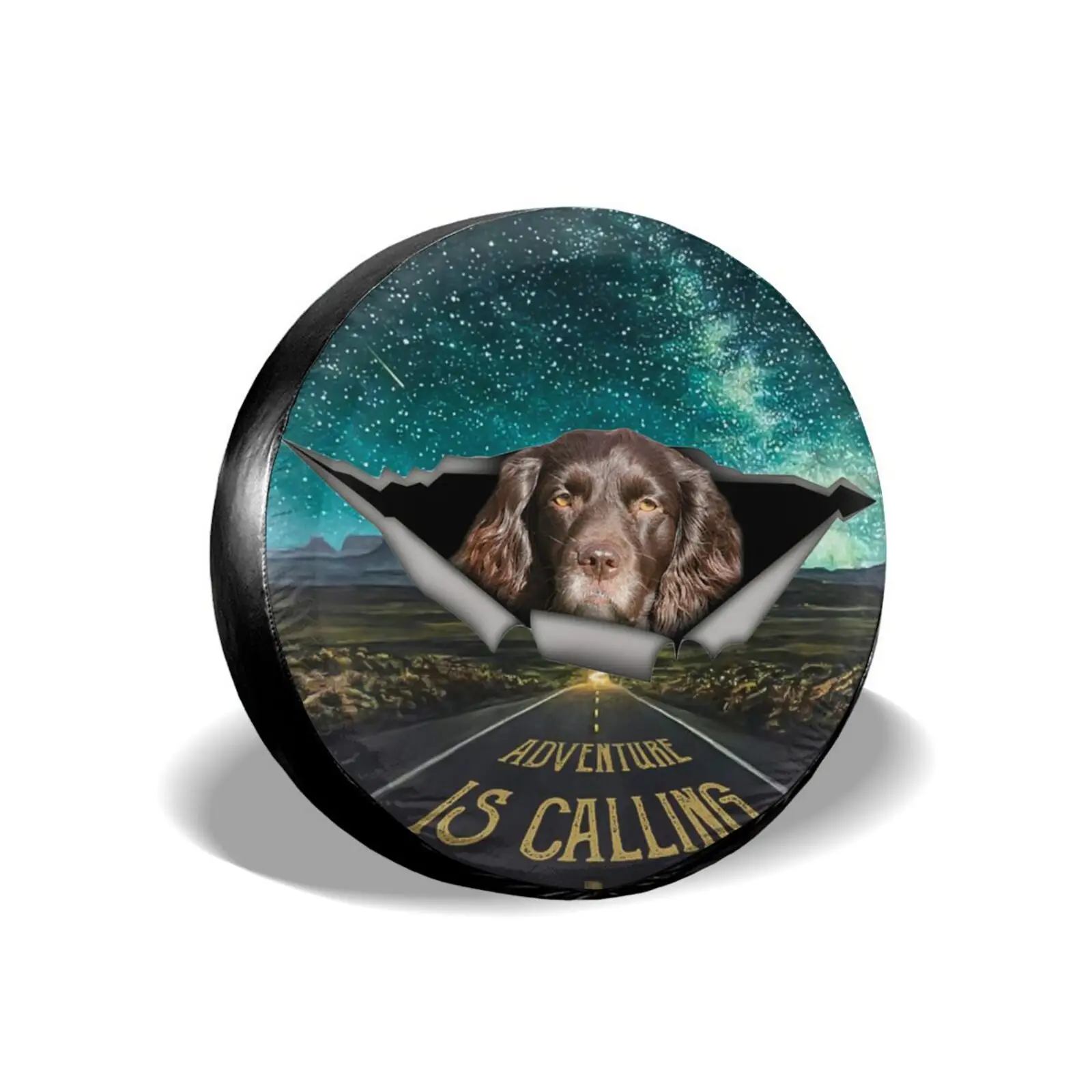 

Compass Tire Cover Universal Spare Wheel Tire Cover Wheel Covers for Trailer RV SUV Truck Camper Travel Trailer Accessories