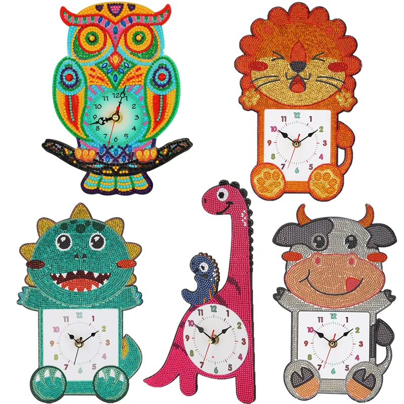 DIY алмазные часы для живописи полностью специальные сверла вышивка настенные