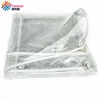 Прозрачный уличный мягкий ПВХ чехол от дождя Tewango 99%, Водонепроницаемый брезент, пленка для теплицы, сверхпрочный брезент толщиной 0,3 мм