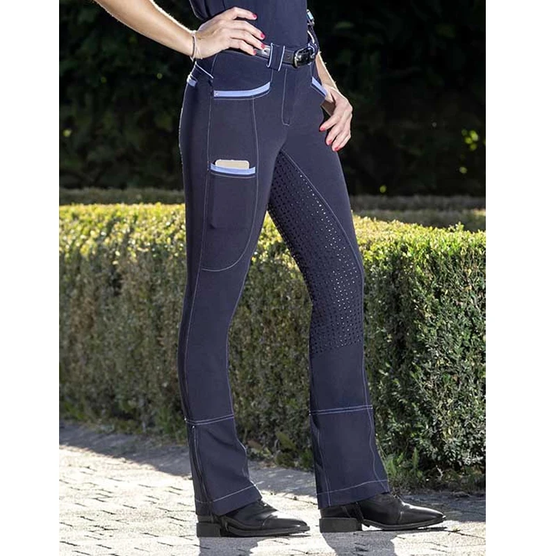 Женские цветные повседневные штаны для верховой езды длинные конного спорта |
