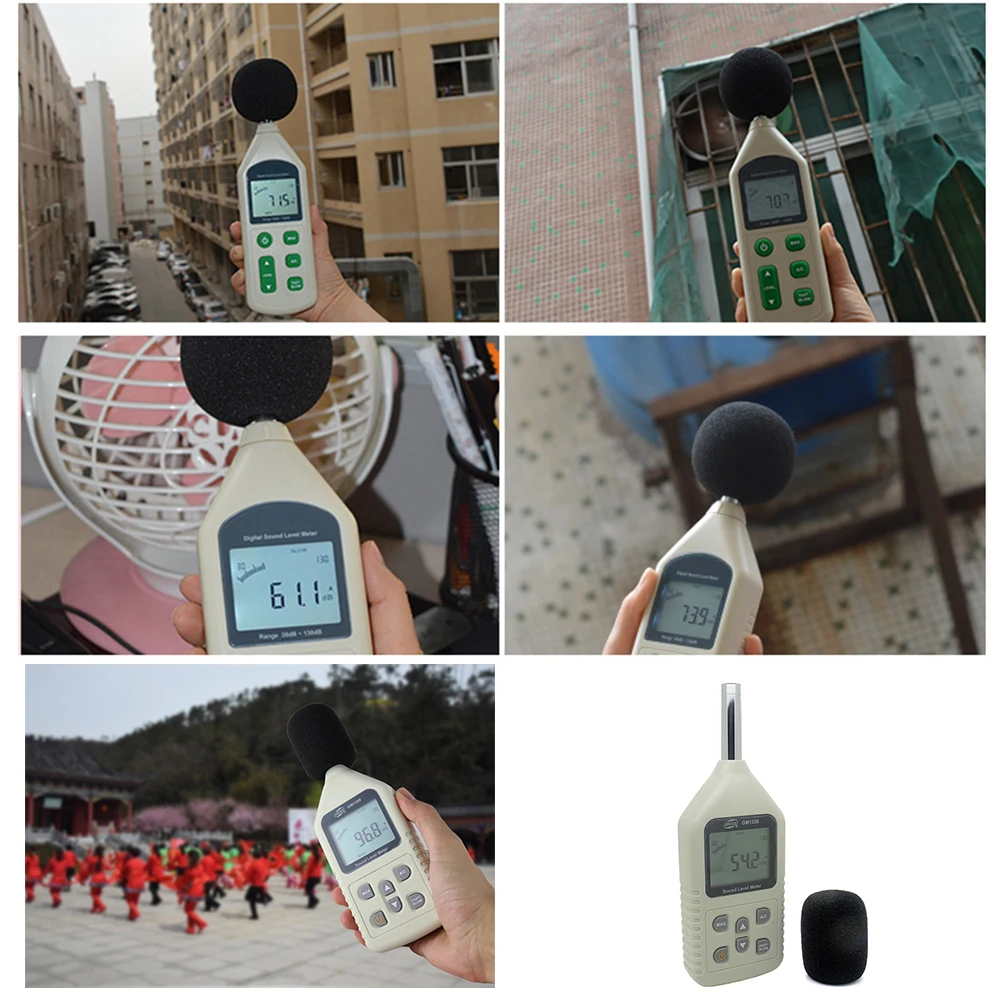 

Hot Digital Sound Level Meter Decibel 30d-130dBA Diagnostic-Tool Monitoring Tester Noise DB Detector Analyzer Diagnostic Tool