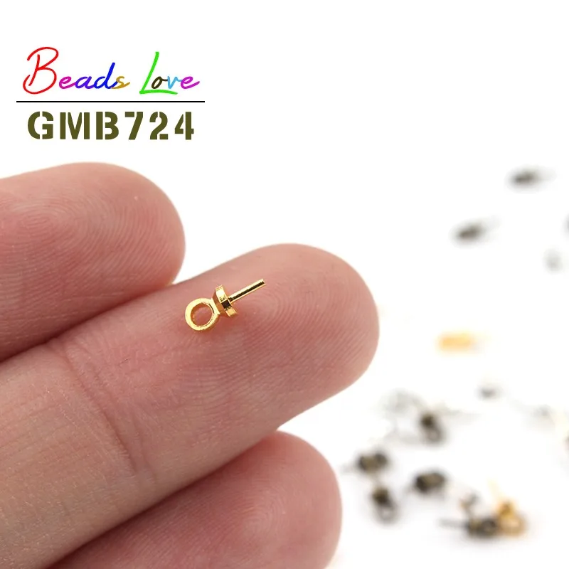 Булавка для бижутерии серебристого цвета 6 х3 мм 100 шт. | Украшения и аксессуары