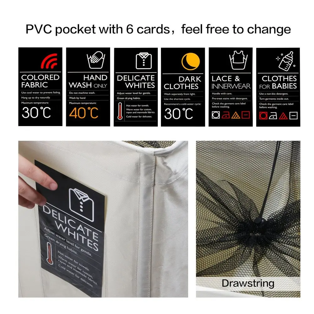 2 х секционная корзина для белья складная на колесах складной органайзер грязной