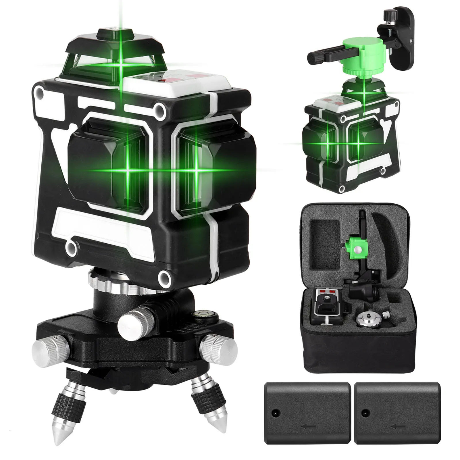 

Многофункциональный лазерный 3D уровень KKmoon, 360, 12 линий, вертикальные и горизонтальные линии с функцией самовыравнивания