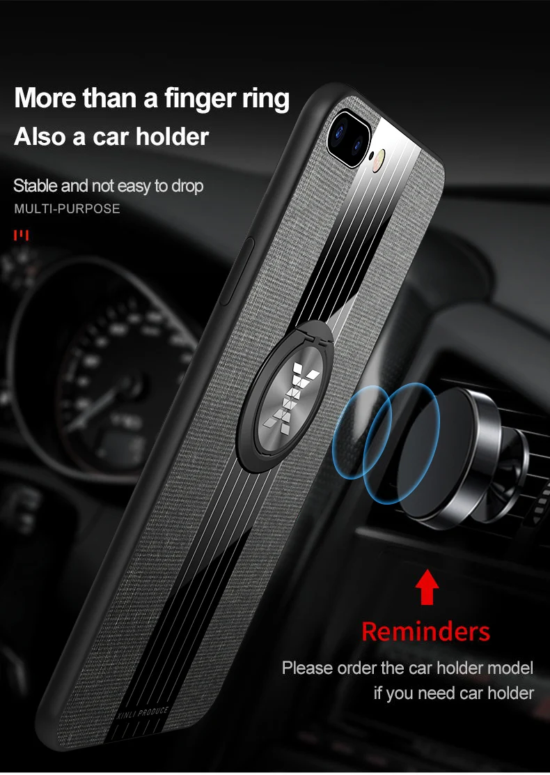 Противоударное кольцо Броня CaseFor Xiaomi Mi9se 8 Redmi Note 7 k20 чехол 6x подставка задняя крышка