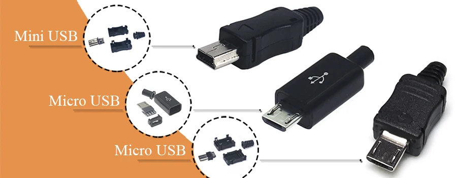 2 шт./лот type-C usb3.1 Mirco USB разъемы Jack Хвост штекер электрические терминалы Сварка DIY кабель для передачи данных Аксессуары