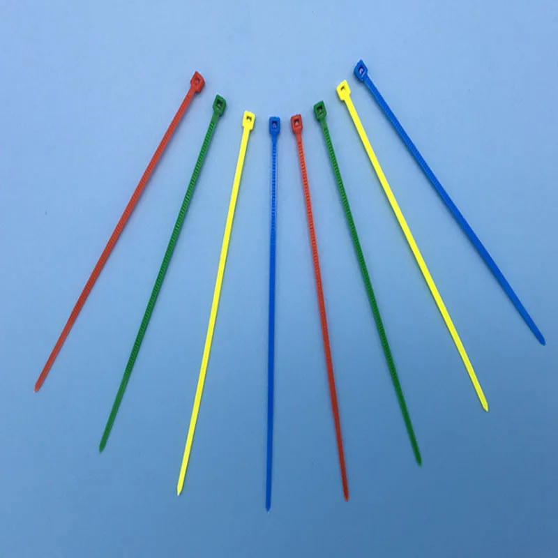 

3*100mm nylon strap plastic self-locking buckle self-locking loose strap plastic rope strap self-locking plastic rope