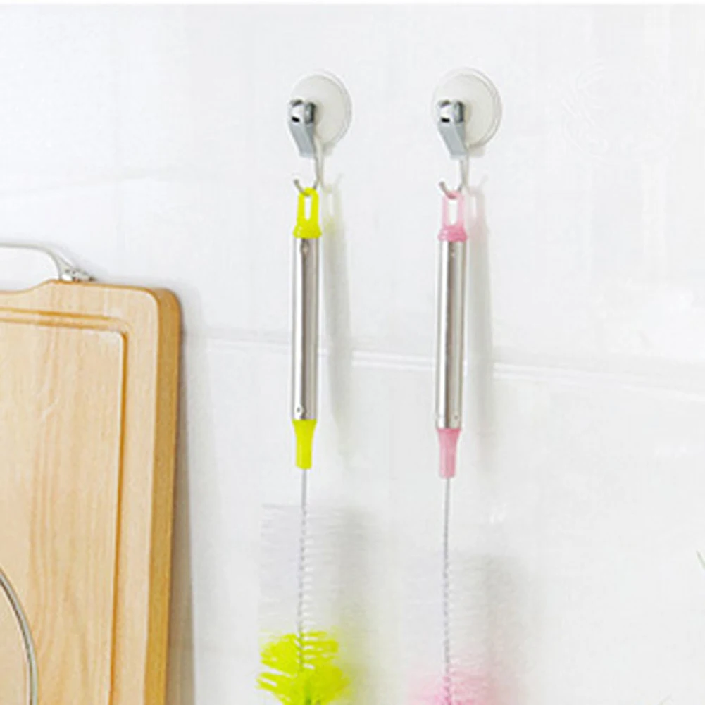 1 шт. круглая головка гнущаяся длинная ручка бутылка для воды чашка щетка