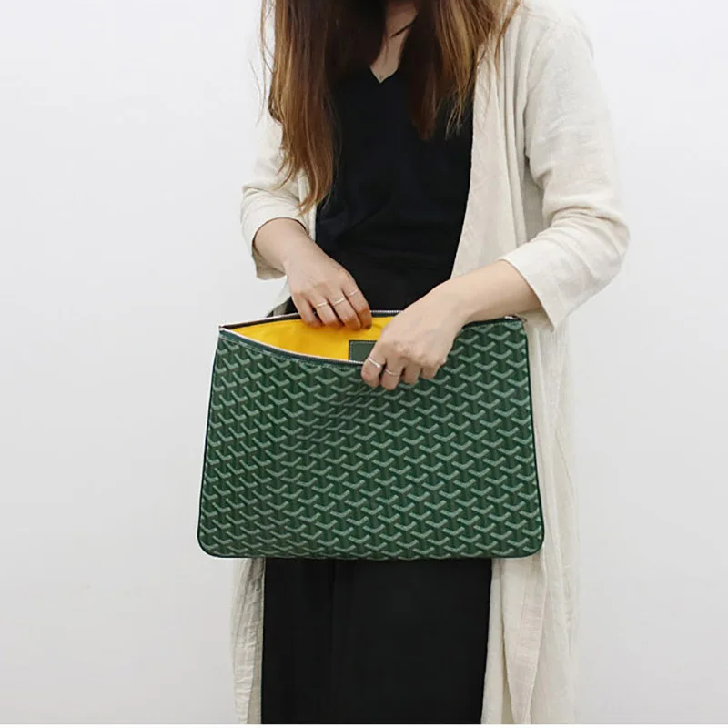 

2021 New Fashion Large-capacity Envelope Bag Wild Lady Document and Certificate Clutch Purses and Handbags Luxury Designer Cc Gg