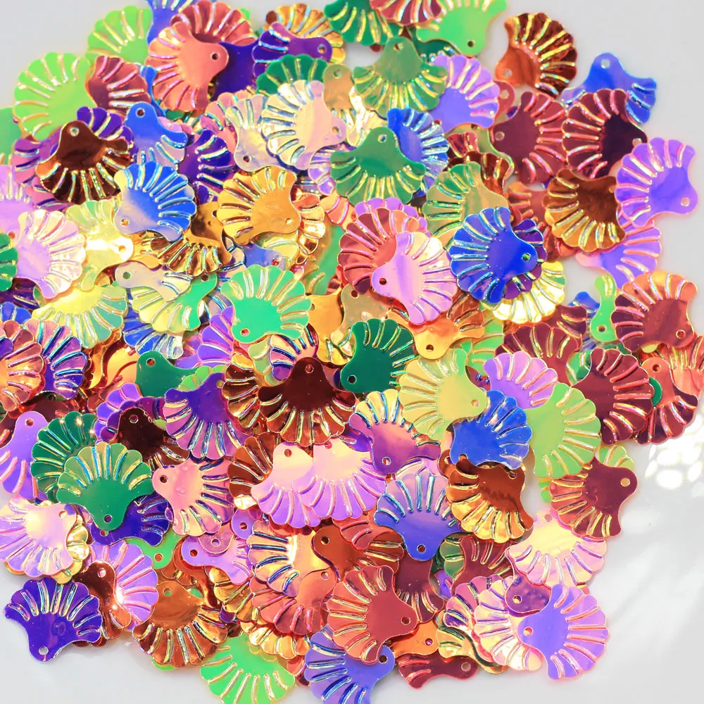 

Imported 14*15mm with 1mm Hole Beautiful Shell Sequins for Girls Jewelry or Clothes Ornament Decoration Accessories