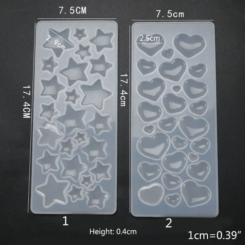 

Crystal Epoxy Resin Mold Pendants Casting Silicone Mould DIY Crafts Making Tool