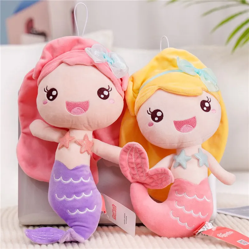 

New Beautiful Mermaid Plush Toy Kids Girl Cartoon Stuffed Little Mermaid Doll Home Decoration Girls Girlfriend Birthday Gifts