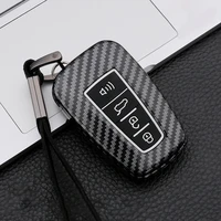 new carbon fiber silicone car key cover case for toyota rav4 corolla camry chr prado 150 avalon prius 2018 2019 2020 accessories
