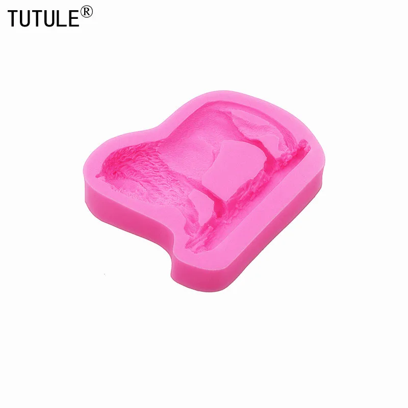 Львиная силиконовая резиновая Гибкая пищевая безопасная форма полимерная глина