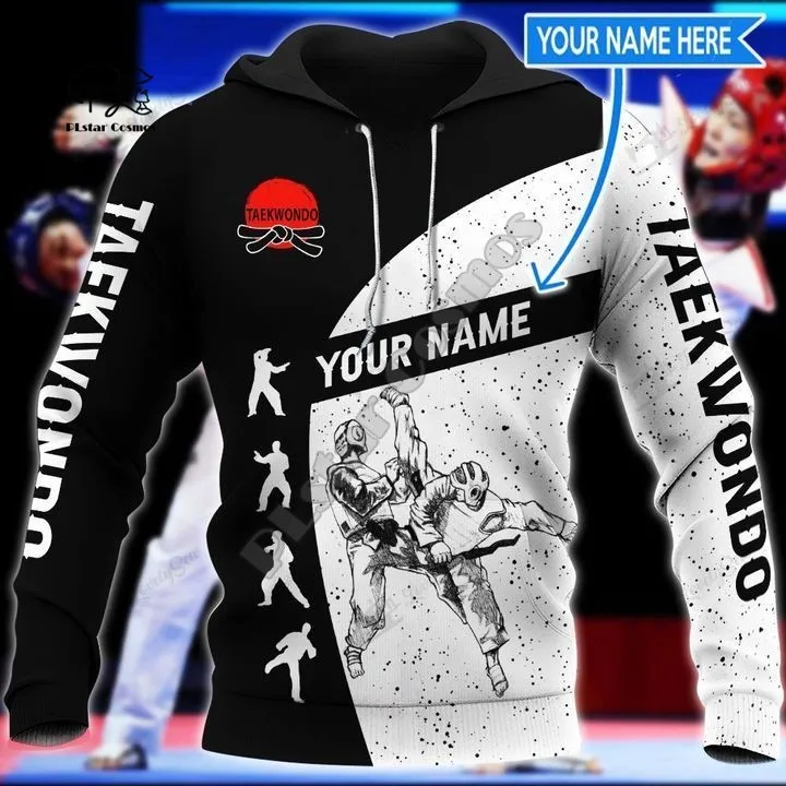 

NewFashion Cosplay Martial Arts Sports Taekwondo Sportswear Tracksuit Harajuku 3DPrint Men/Women Funny Casual Jacket Hoodies A-8