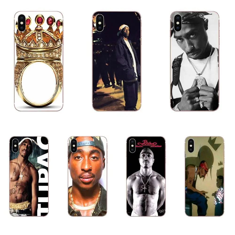 Tupac Shakur 2 Pac Crown King для Galaxy J1 J2 J3 J330 J4 J5 J6 J7 J730 J8 2015 2016 2017 2018 mini Pro Мягкий ТПУ чехол с