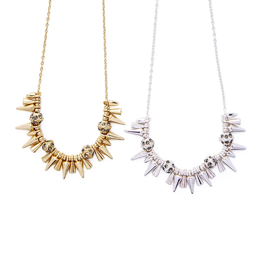 Женское/Мужское колье-чокер с кристаллами длинная цепочка