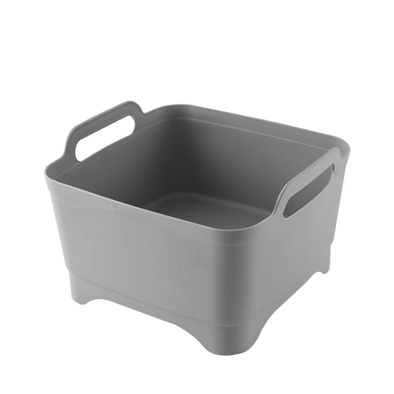 

Dishwashing Bowl with Bottom Drain Plug Dishpan Wash & Drain Kitchen Sink Supplies DTT88