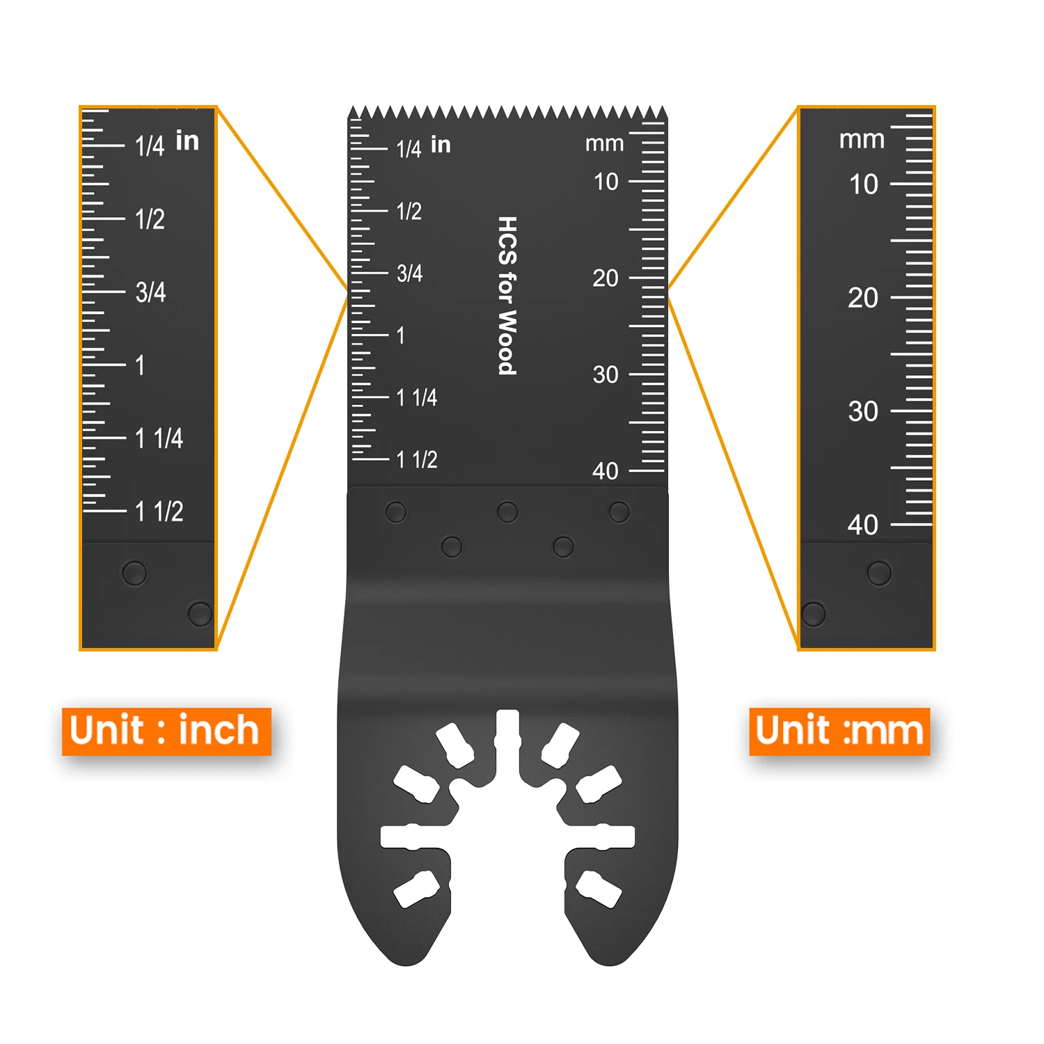 72 шт./компл. Осциллирующий Мультитул HCS полотна для пилы Набор аксессуаров