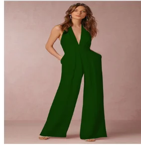 

Zoulv 2021 Women Sexy White Jumpsuit for Women Wide Leg Jumpsuit Plus Size Rompers Femme Body Feminino Combishort Jumpsuit