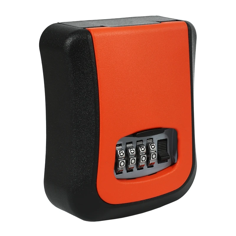 

Password Key Lock Box Wall Mounted Zinc Alloy Key Box Weatherproof 4 Digit Combination Key Storage Lock Box