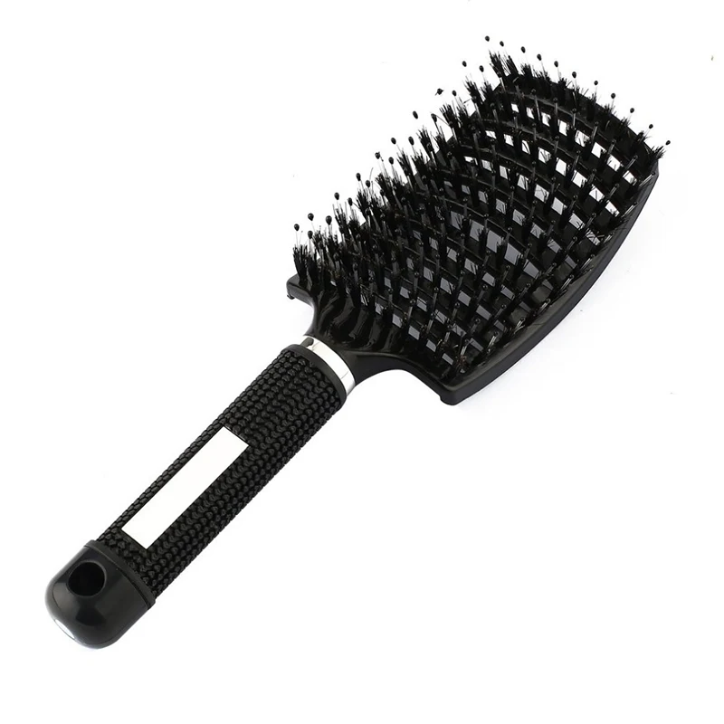

Beauty Girls Women Hair Massage Comb Bristle Nylon Hairbrush Wet Curly Detangle Hair Brush For Salon Hairdressing Styling Tools