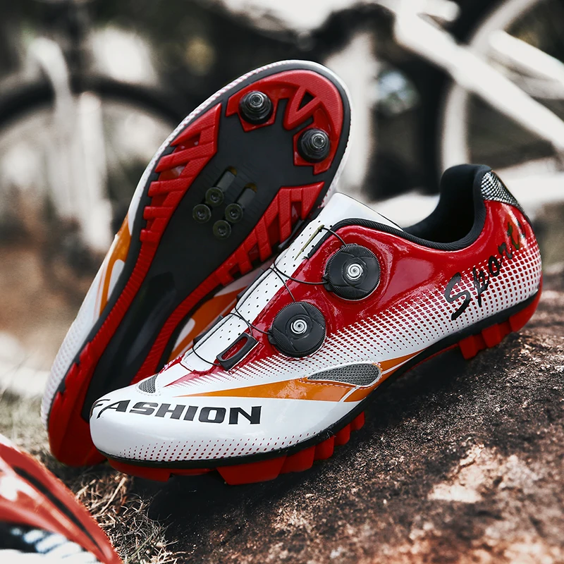 

2020 Newest Road Cycling Shoes Men MTB Road Racing Bike Sneakers Ultralight Self-locking Mountain Bicycle Sneakers Professional