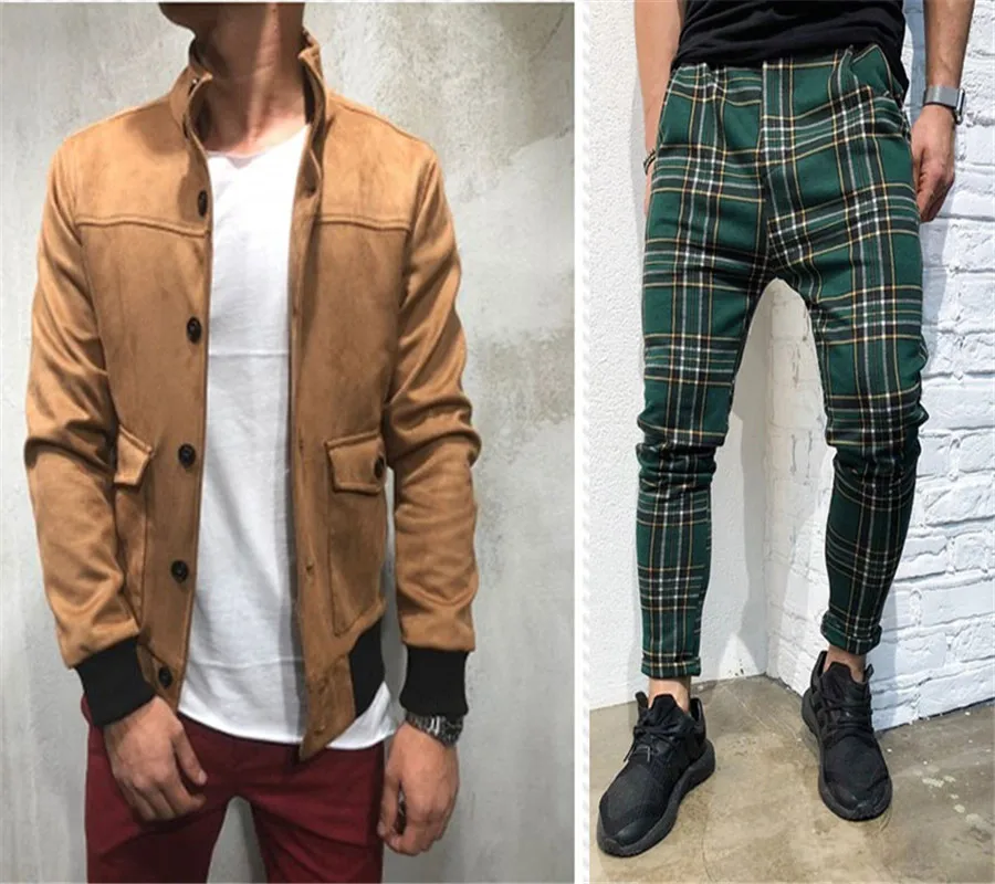 

2021 men's fashion new jacket sports, zipper+pants, combination suit, sports and leisure suit, fitness and leisure jogger suit