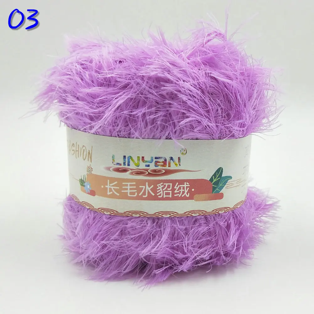 03 lotus pink 10 шт.* 50 г Коралловая пряжа с шерстью норки мохер кашемировая пряжа для вязания шерстяная пряжа для вязания ручная вязка крючком нити для пряжи ZL59 - Цвет: 03 lotus pink