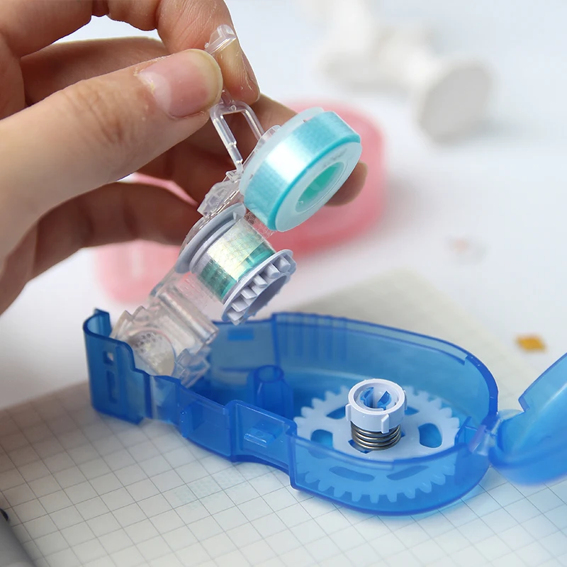 1 шт. Милая Корректирующая лента красочная Двусторонняя простая Красивая скотч 8