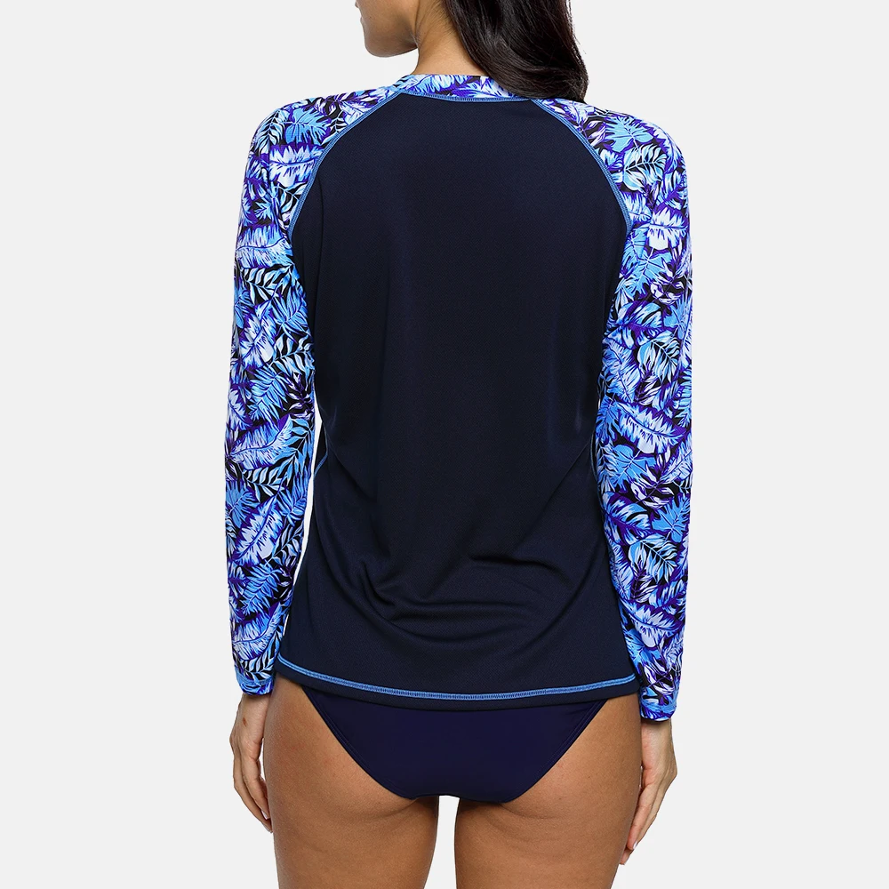 Женская быстросохнущая рубашка Anfilia с длинными рукавами и цветочным принтом в