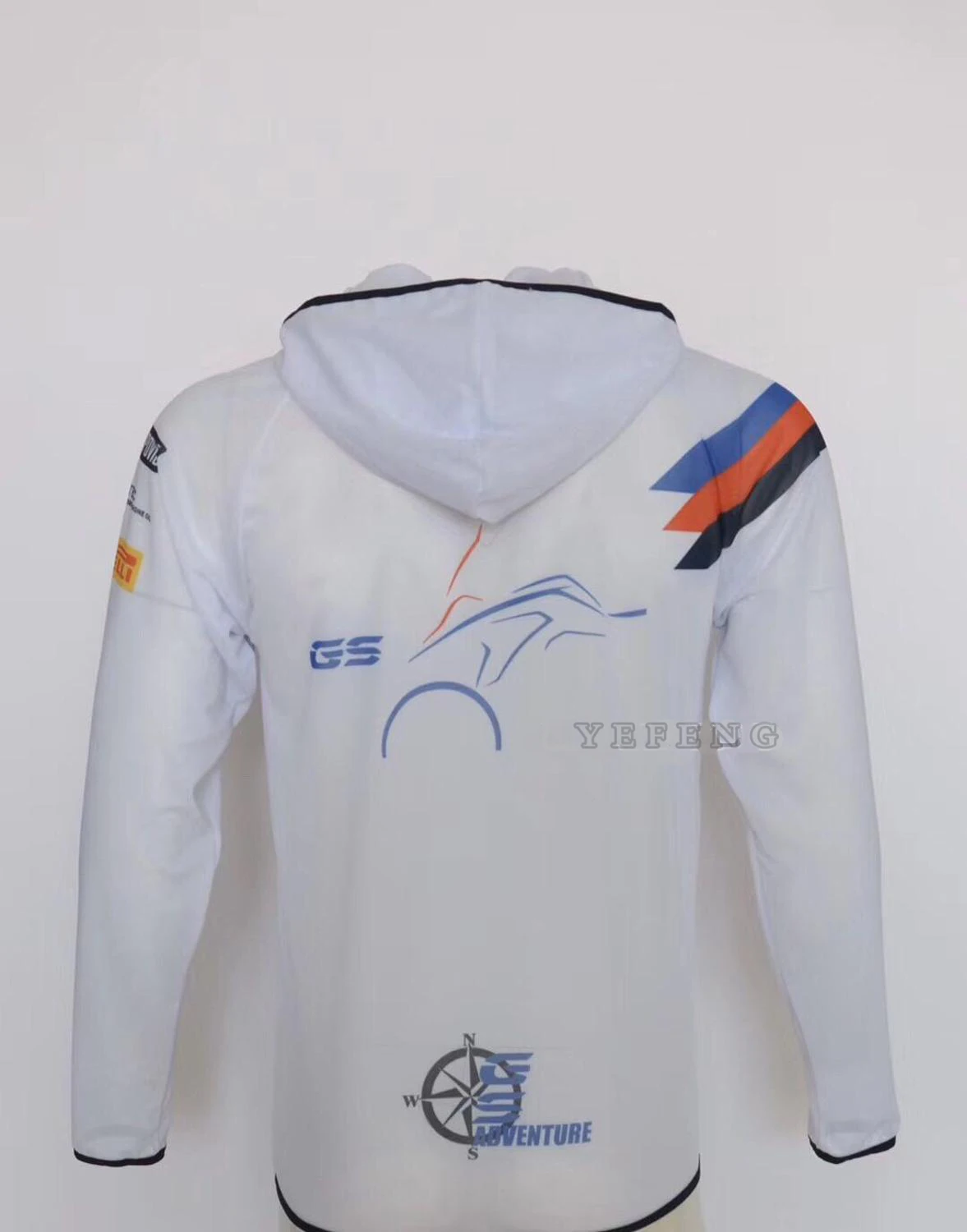 

2020 Anti-UV Zip Hoodie for BMW GS Motocross Motorrad ATV Bike Sun Protection Clothing Sweatshirt