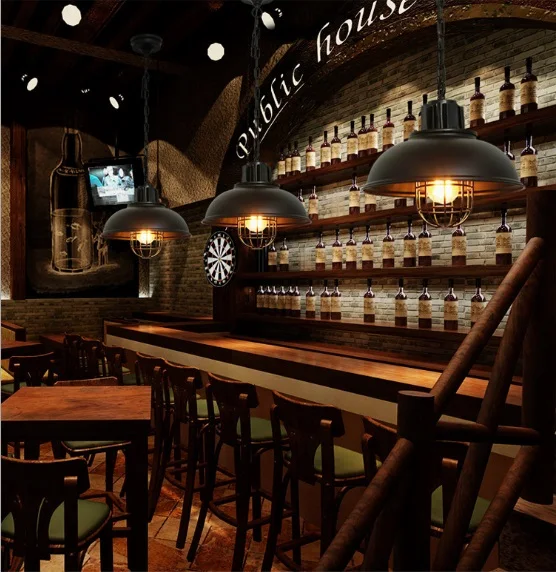 Светодиодный ная люстра в стиле ретро индастриал креативная индивидуальная