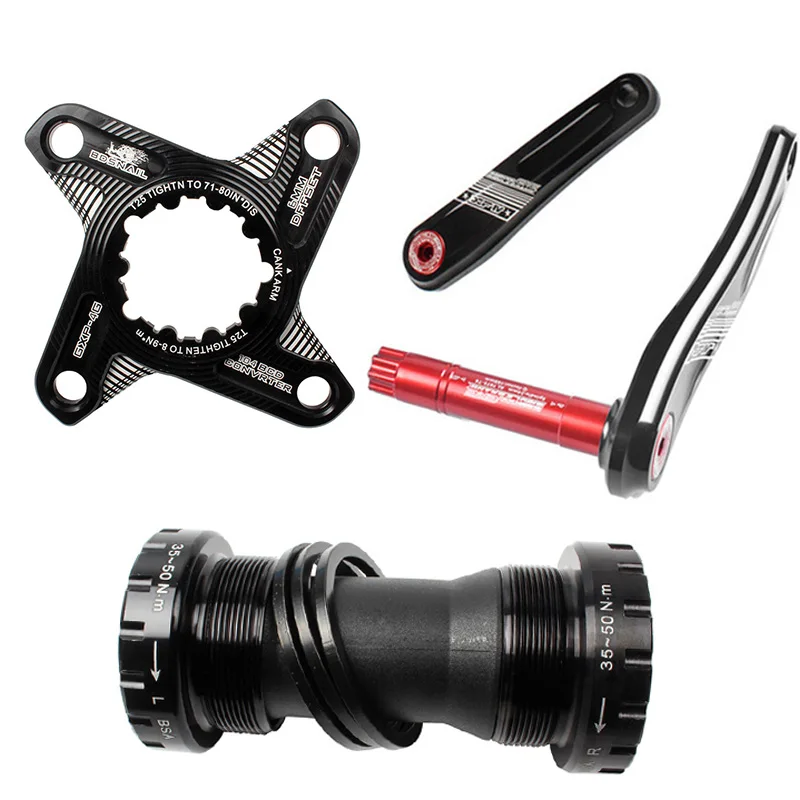 Crank Conversion BB Велосипедный шатун CrankSet 104 BCD конверсионное сиденье нижний кронштейн Mtb велосипедные Шатуны для велосипеда Sram GXP X9 XO XO1 XX1 - Цвет: Crank Conversion BB