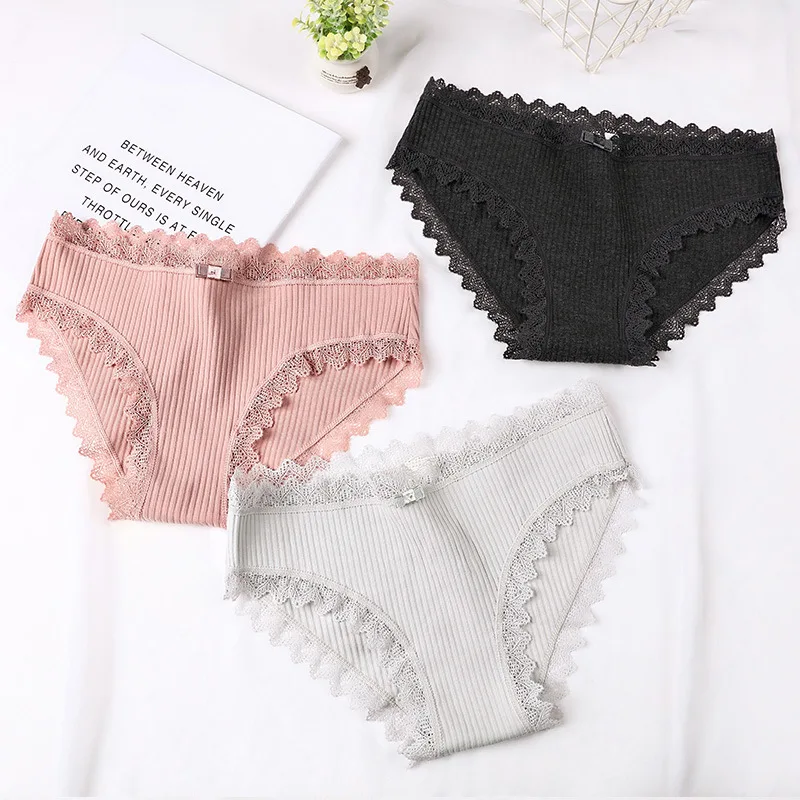 

Seamless Cute Bow Girls Briefs Women's Cotton Ultra Soft Briefs Sexy Lace Panties Bikini Soft Comfort Lingerie Fashion Women