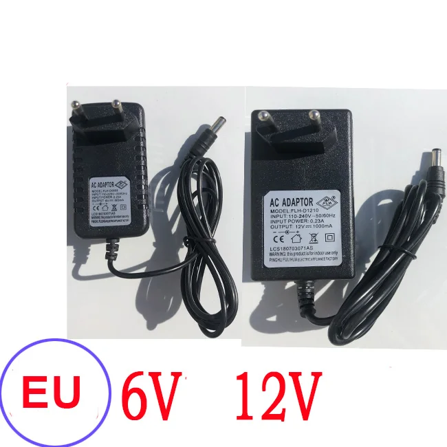 Детский автомобиль адаптер переменного тока Универсальный 6V12V ЕС Зарядное