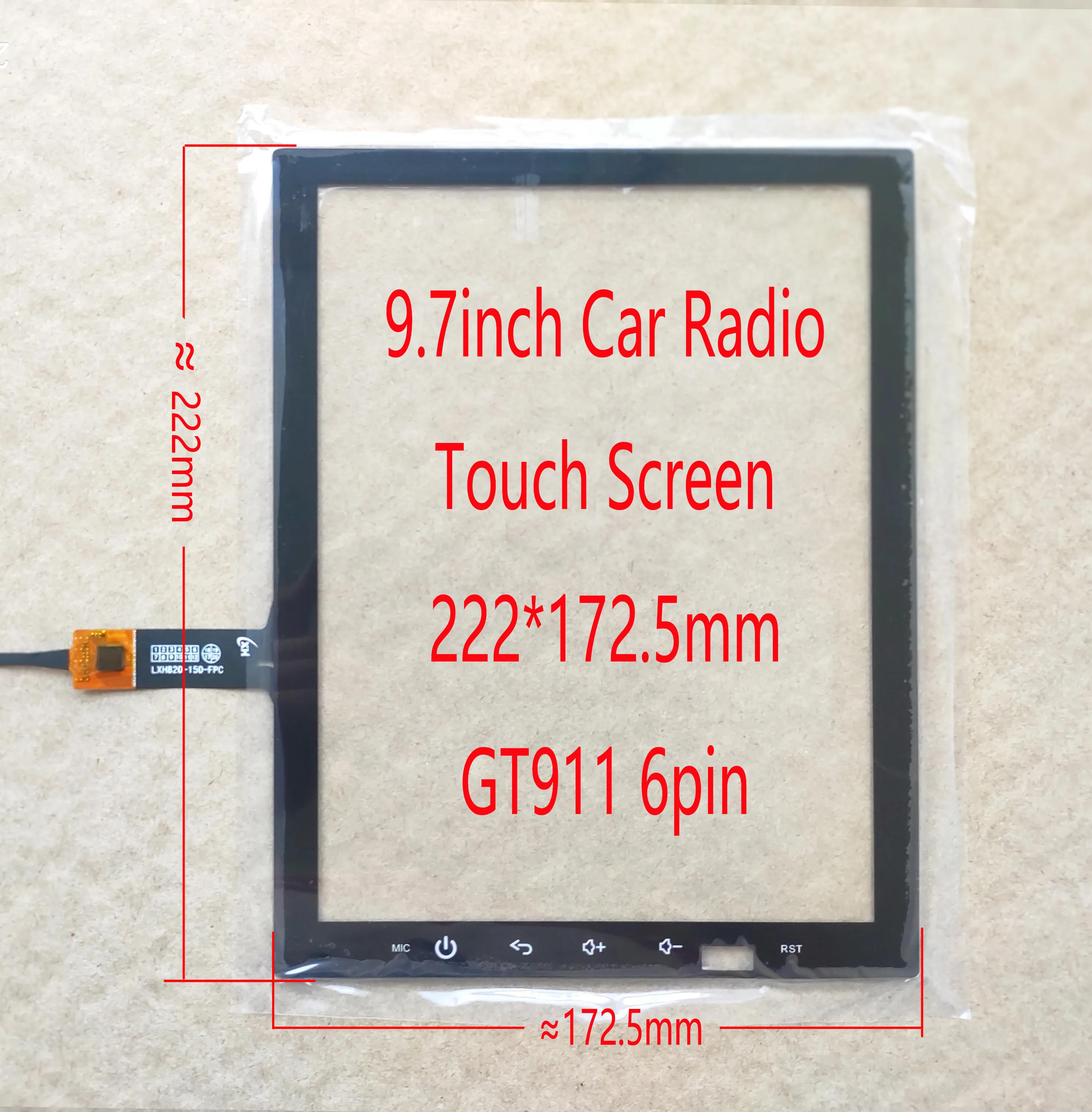 9 7 10 4 дюймов Радио Емкостный сенсорный экран Датчик Volkswagen Chevrolet Hyundai Nissan Honda Toyota