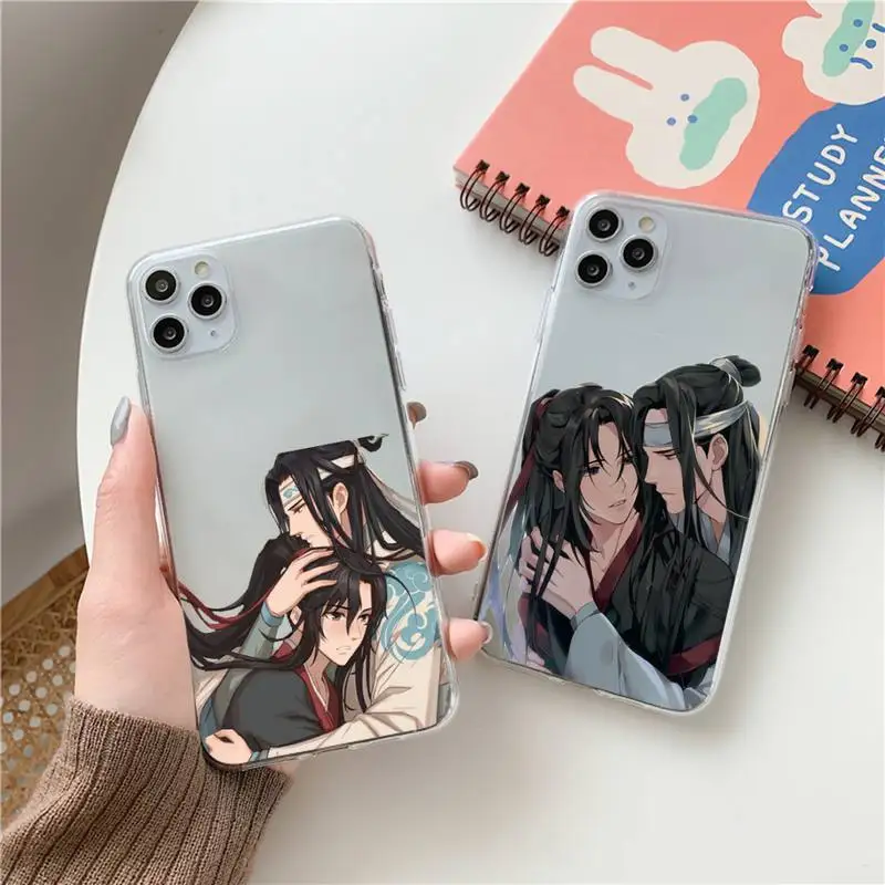 

Mo Dao Zu Shi MDZS anime Phone Case Clear Transparent for iPhone 11 12 13 mini pro XS MAX 8 7 6 6S Plus X 5S SE XR 2020