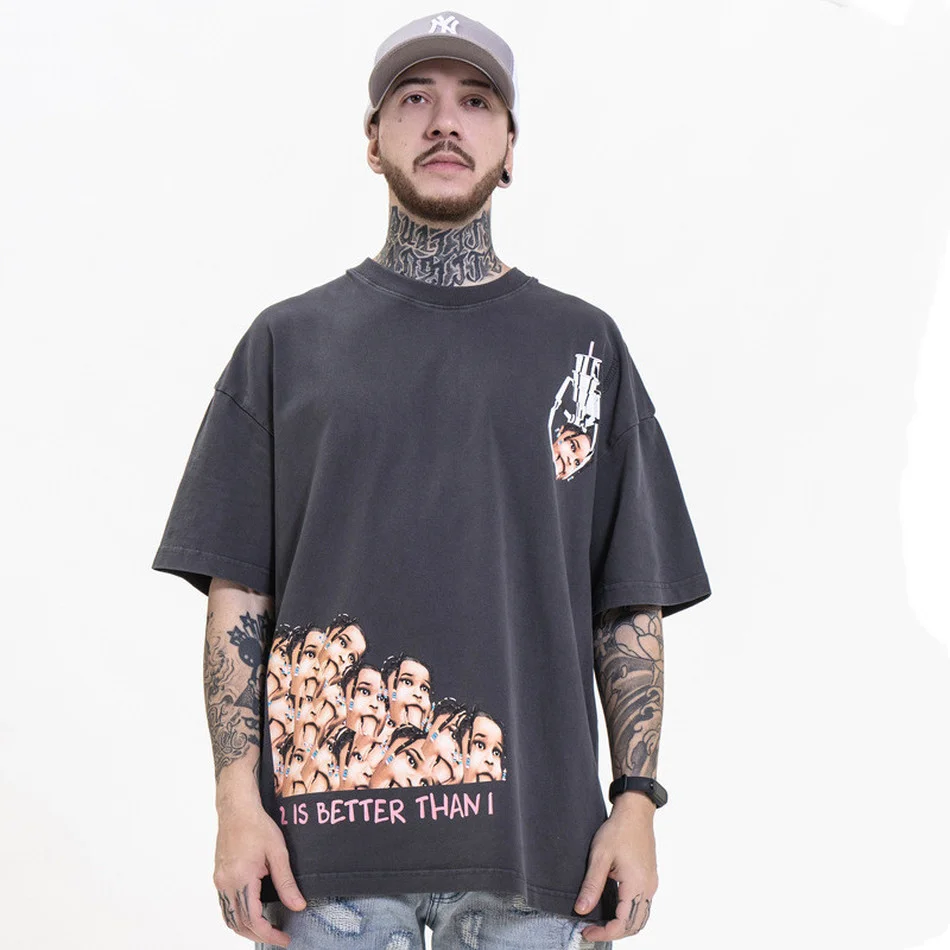 

Футболка с тревисом Скоттом КАКТУСОМ Джеком, Мужская Высококачественная Красивая Винтажная футболка с эффектом потертости, одежда, женски...