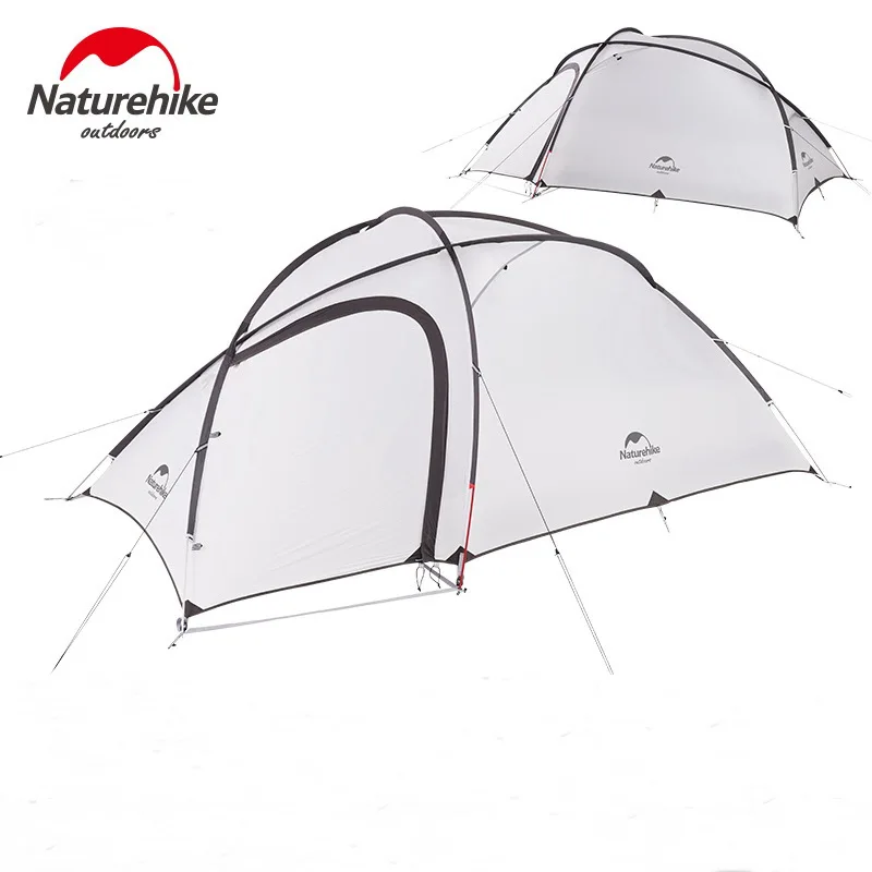 Палатка Naturehike Hiby туристическая нейлоновая на 4 человек 20D 40D водонепроницаемая