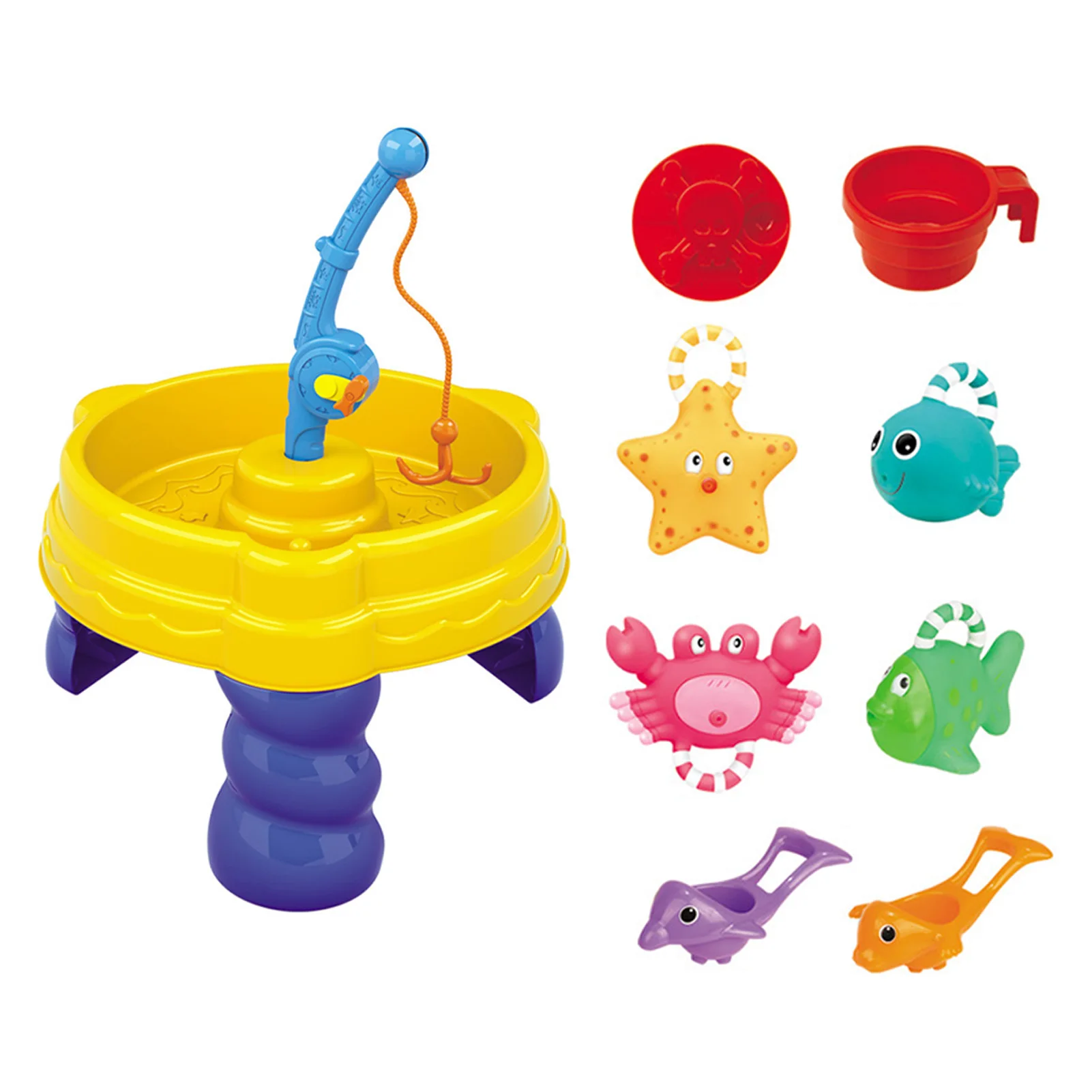 13PCS New Summer Beach Sand Toy Set Beach Water Sand Table With Other Accessories Summer Toy For Beach Play Sand Water Toys