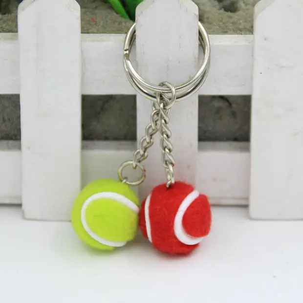 Брелок для ключей в виде теннисной ракетки маленький подарок Корейском стиле