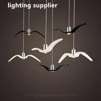 nordic pendant lamp seagull design led chandeliers for barkitchen birds chandelier ceiling luminaire light fixture