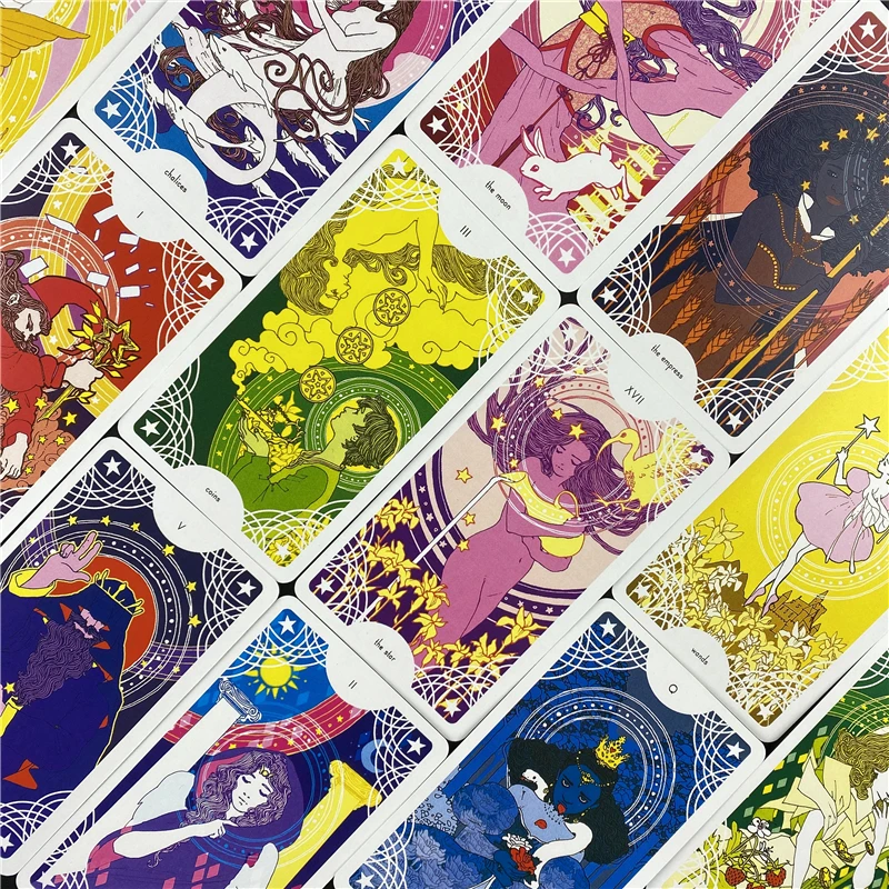 Настольная версия Спиннер в форме звезды Tarot английская карточка оракла Веселая