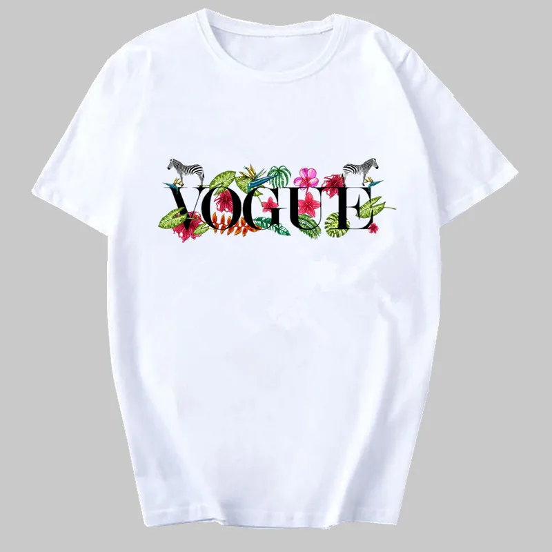 

Women's T-shirt casual Harajuku floral print top T-shirt summer female retro T-shirt short sleeve T-shirt ladies clothing