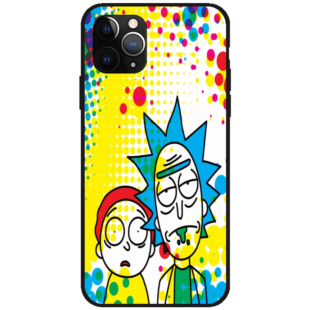 

Ricks Anime Mortys divertida Phone Case for IPhone 7,8,SE2020,7plus,8plus,11,11Pro,11 Pro Max,X,XR,XS,XS Max Soft Tpu Back Cover